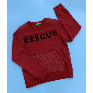 Áo thun da cá phối trần trám Benetton