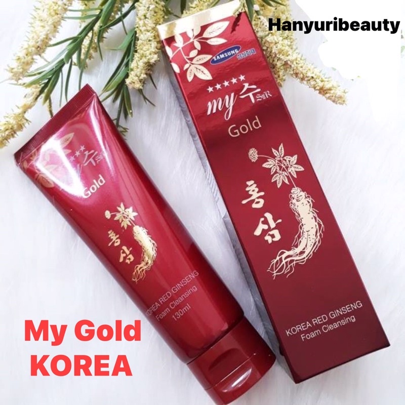 [Chính hãng] Sữa rửa mặt Hồng sâm My Gold 130ml Hàn  quốc | BigBuy360 - bigbuy360.vn