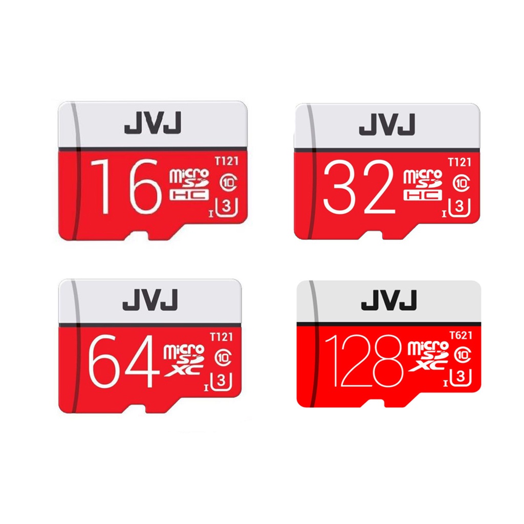 Thẻ nhớ 64GB 32GB JVJ Pro cho camera, máy ảnh, điện thoại, Class 10 tốc độ cao 95Mb-140Mb/s| BH 5 Năm 1 Đổi 1