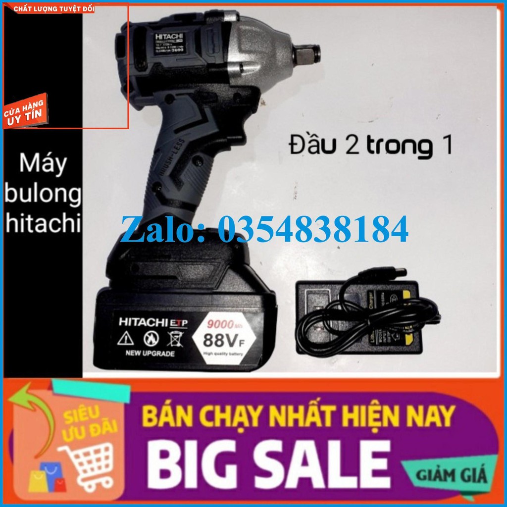 Máy bắt vít HITACHI đầu 2 trong 1 , dòng máy siết bu lông, máy vặn bu lông , bắn tôn , vặn vít, thác ốc