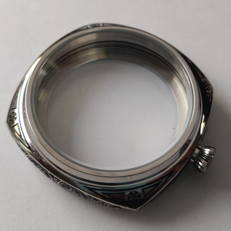 Vỏ đồng hồ bằng thép không gỉ 316L 45mm dành cho máy đồng hồ ETA 6497/6498