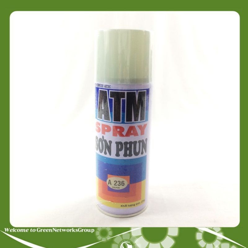 Sơn xịt ATM màu xám nhạt A236