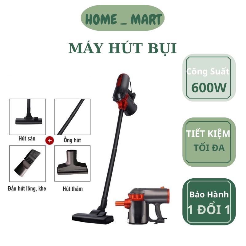 Máy hút bụi cầm tay mini - Máy hút bụi đa năng - Lực hút mạnh - Công suất lớn - Làm sạch mọi ngóc ngách