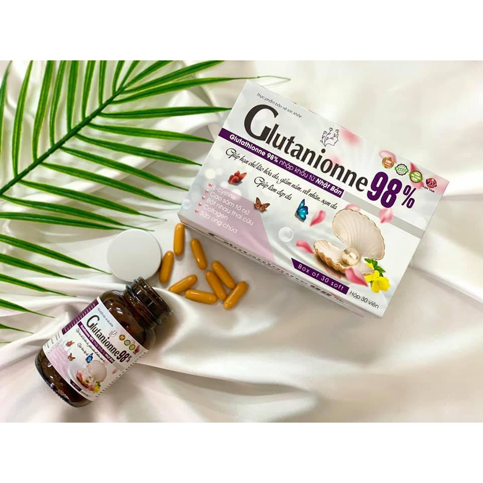 Glutanionne 98, thuốc bổ sung collagen giúp đẹp da, hạn chế lão hóa, tăng cường nội tiết tố nữ, lưu hương tự nhiên | BigBuy360 - bigbuy360.vn