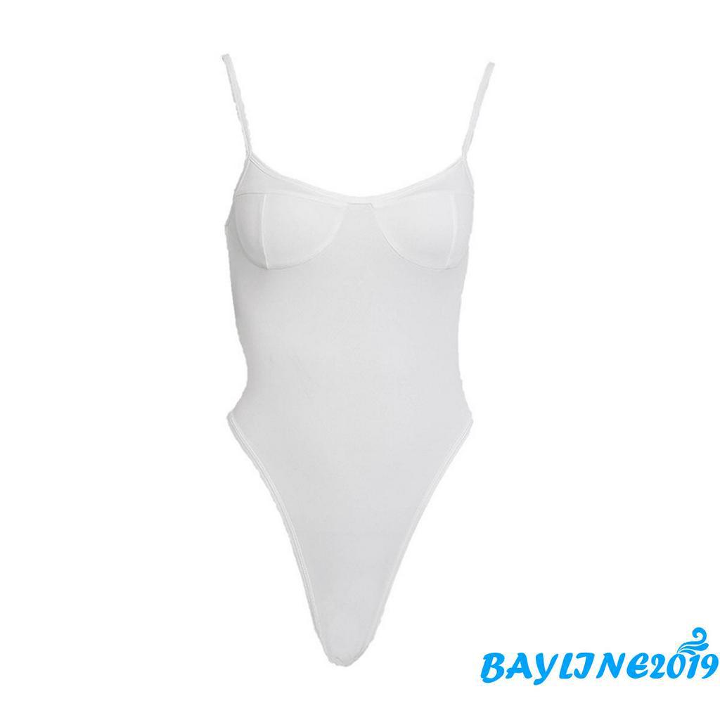 Áo liền thân hai dây dáng ôm nịt ngực màu trơn phong cách Ý size S/M/L dành cho nữ