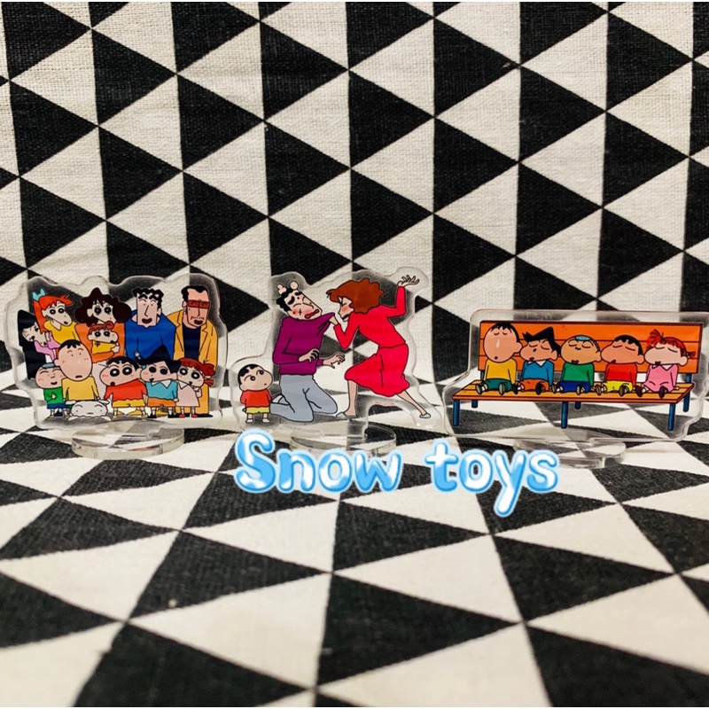 Mô Hình Tượng Standee Acrylic Mica Shin cậu bé bút chì - Nohara Shinnosuke Kazama Toru Sakurada Nene Sato Masao Bo