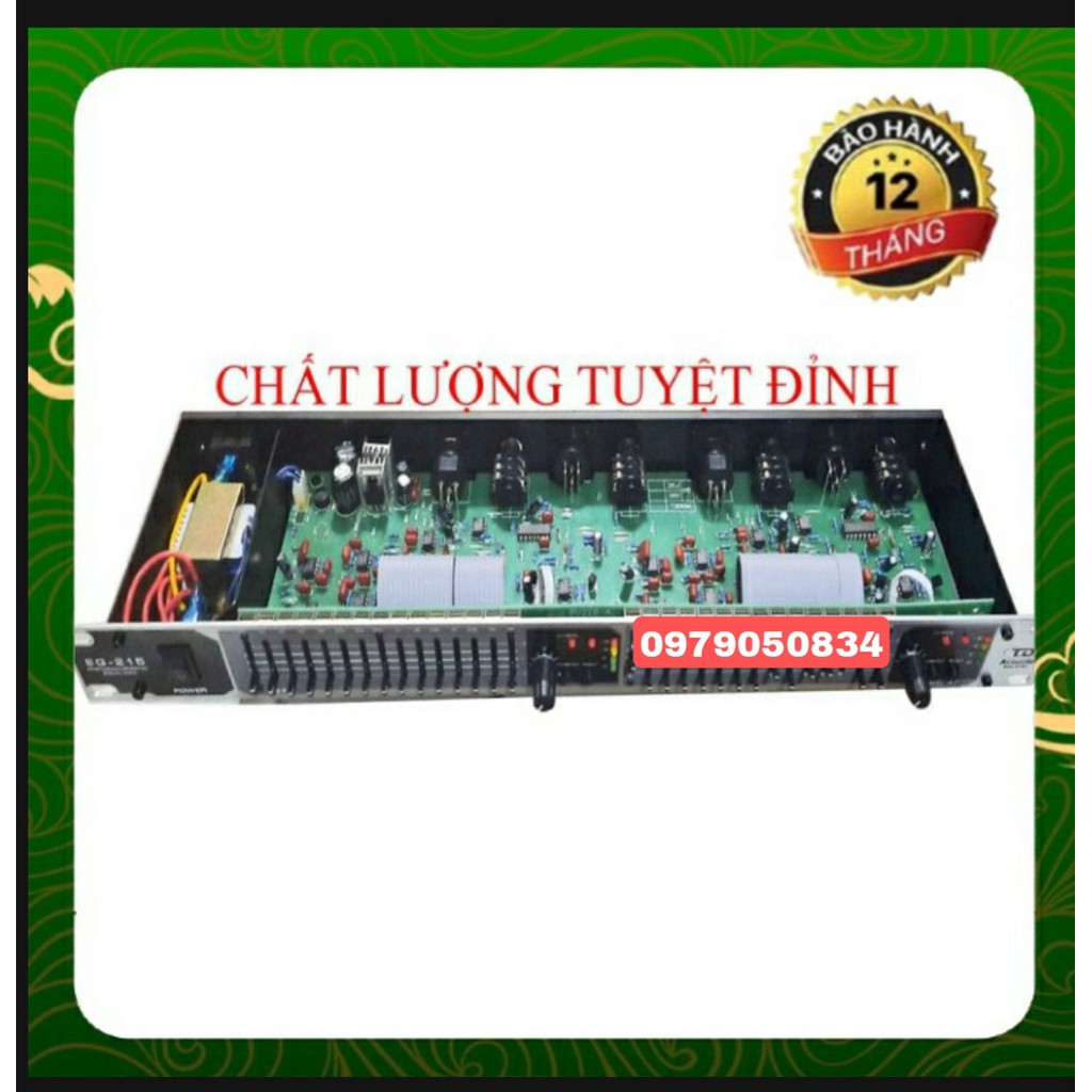 Lọc xì TD 215 acoustic chính hãng kèm Dây Jack ưu việt hơn equalizer hay dbx 231