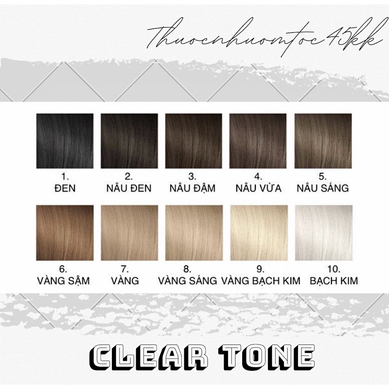 Thuốc nâng tone màu