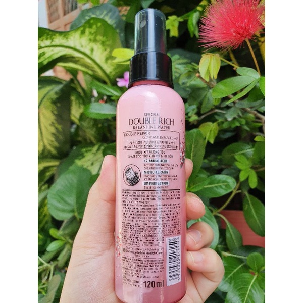120ml - Nước xịt dưỡng tóc Double Rich khô xơ, hư tổn