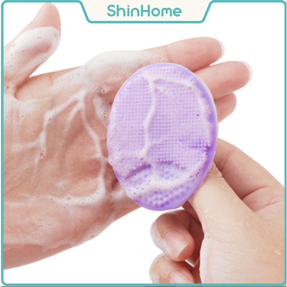 Cọ gội đầu silicon cho bé, matxa đầu cho bé