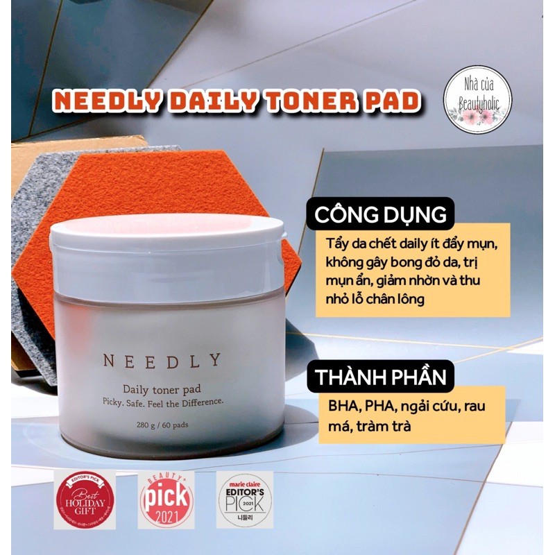 Pad tẩy da chết NEEDLY DAILY TONER PAD | BigBuy360 - bigbuy360.vn