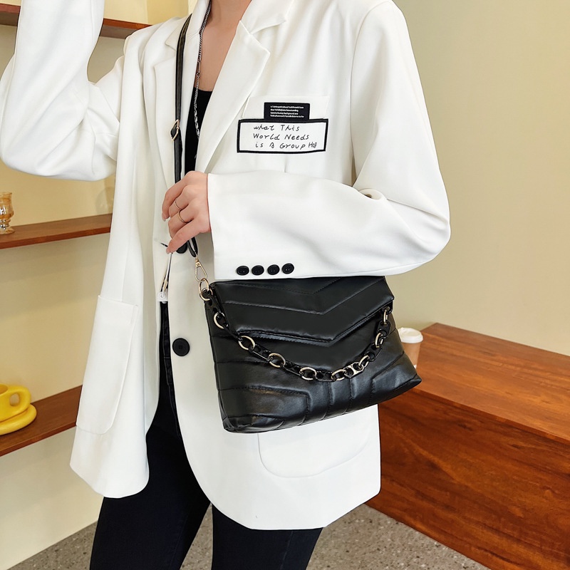 Túi Đeo JASMIN NOIR Chéo Họa Tiết Sọc Thời Trang Cho Nữ