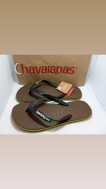 Havaianas Giày Sandal Màu Đen Phong Cách Brazil
