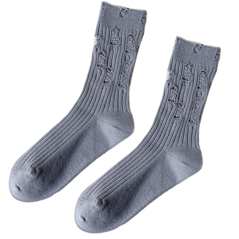 Vớ Cotton Mềm Mại Màu Trơn Phong Cách Gothic Thời Trang Cho Nữ