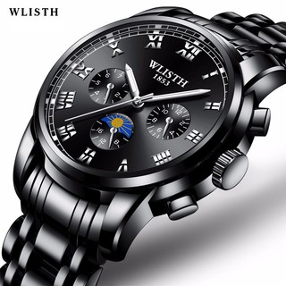 Đồng Hồ Nam WLISTH S509 Dây Thép Cao Cấp Không Gỉ