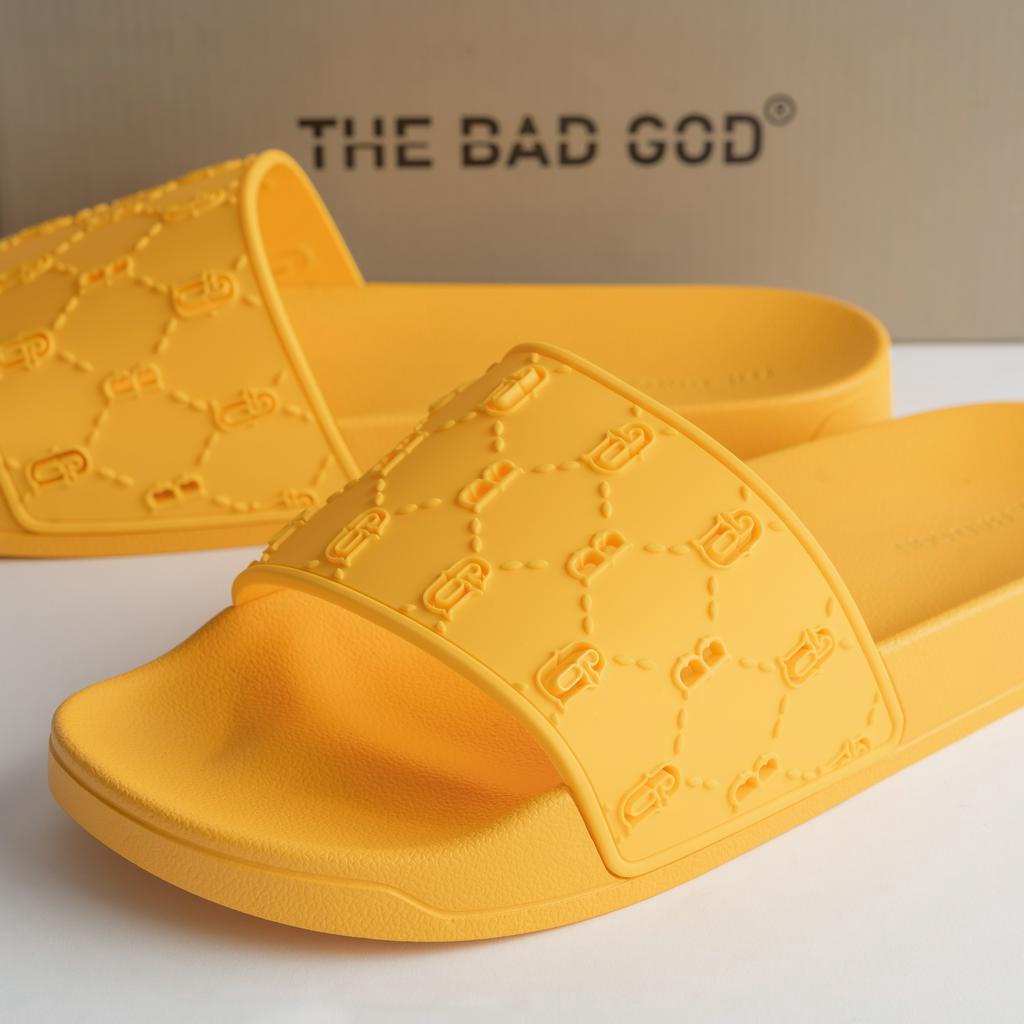 Dép quai ngang slipper The Bad God Tartaros vàng fullbox X04 Yellow