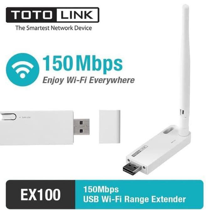 Usb Wifi Totolink Ex100-150Mbps, Có Thể Điều Chỉnh, Dài 150mbps