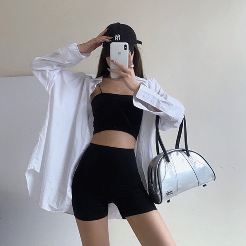 Quần legging đùi tôn dáng cạp cao M02