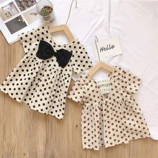 Váy xòe chấm bi Hàn Quốc mẫu 2019