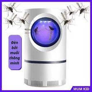 Đèn bắt muỗi hình trụ - máy hút ruồi muỗi điện quang thông minh hình trụ cắm cổng usb