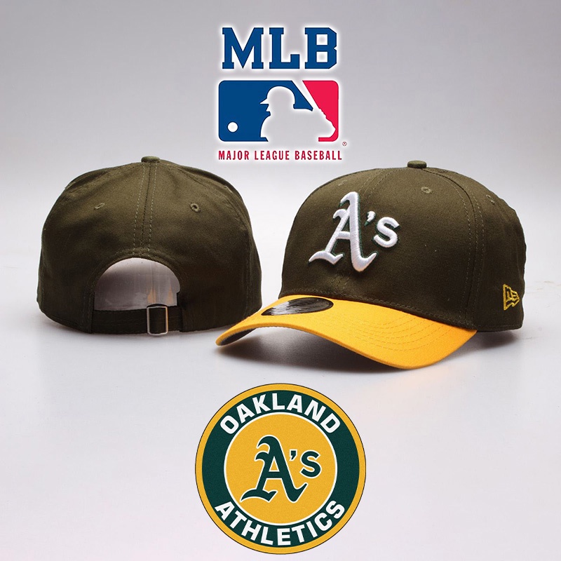Mũ Lưỡi Trai Thêu Logo Mlb Oakland Phong Cách Thể Thao Cho Nam Và Nữ