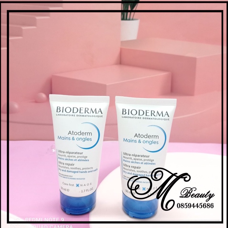 Kem dưỡng da tay BIODERMA Atoderm Mains & Ongles