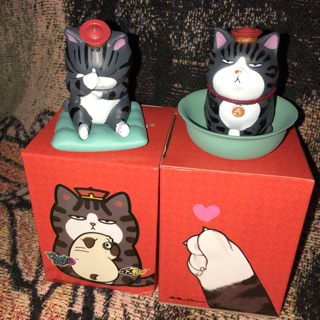 Combo 2 mô hình Mèo hoàng thượng