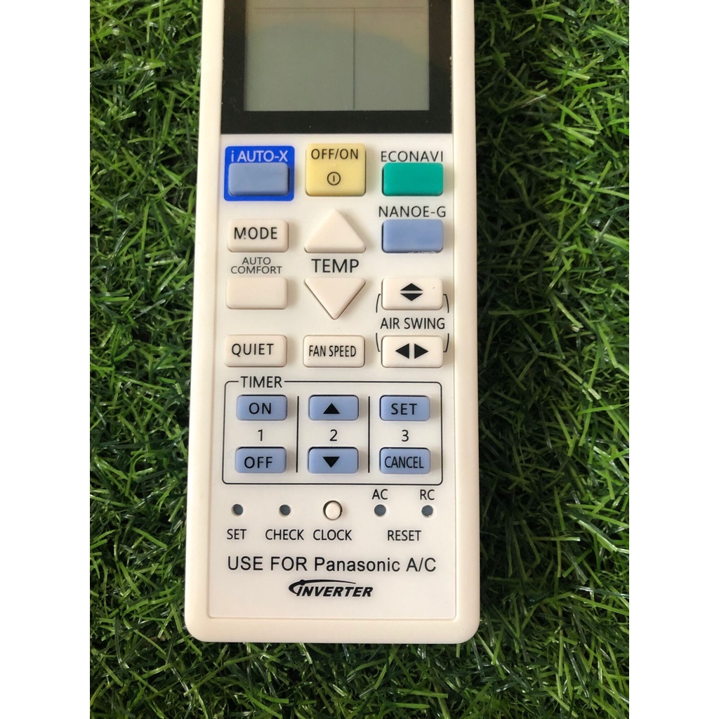 Điều khiển điều hòa Panasonic inverter-A75C4143 1 chiều ,2 chiều loại tốt thay thế khiển zin theo máy - Tặng kèm pin