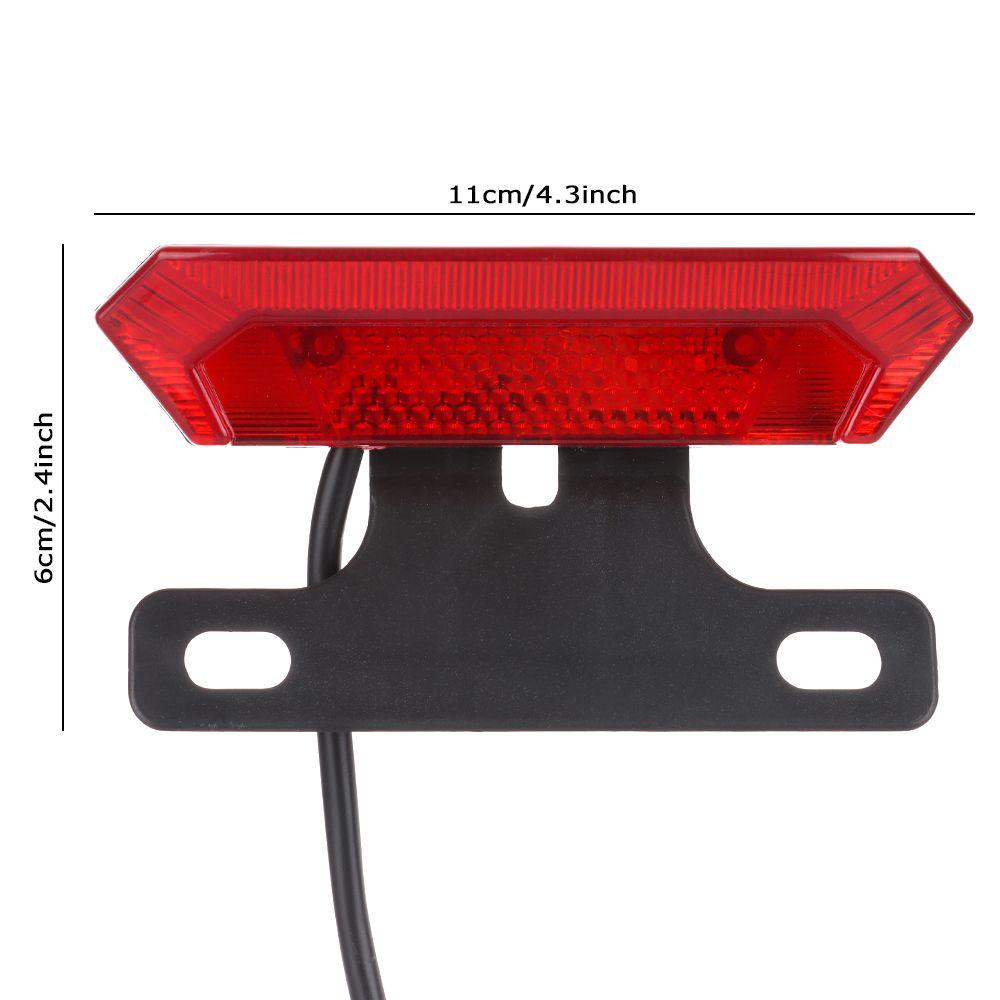 Topabc1 Đèn LED Đuôi Xe Đạp Điện Chống Nước