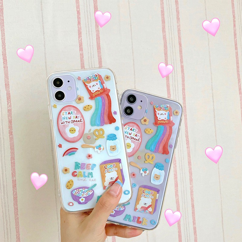 Ốp iphone silicon họa tiết sticker đa dạng dễ thương dành cho 6/7/8/x/xr/xsmax/11/12/13/plus/splus/pro/promax/mini-t115