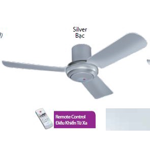 QUẠT TRẦN KDK 3 CÁNH  M11SU Bạc  - Trắng