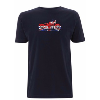 Áo Thun Nam In Logo Triumph Bonneville Bobber 1940s Phong Cách Cá Tính