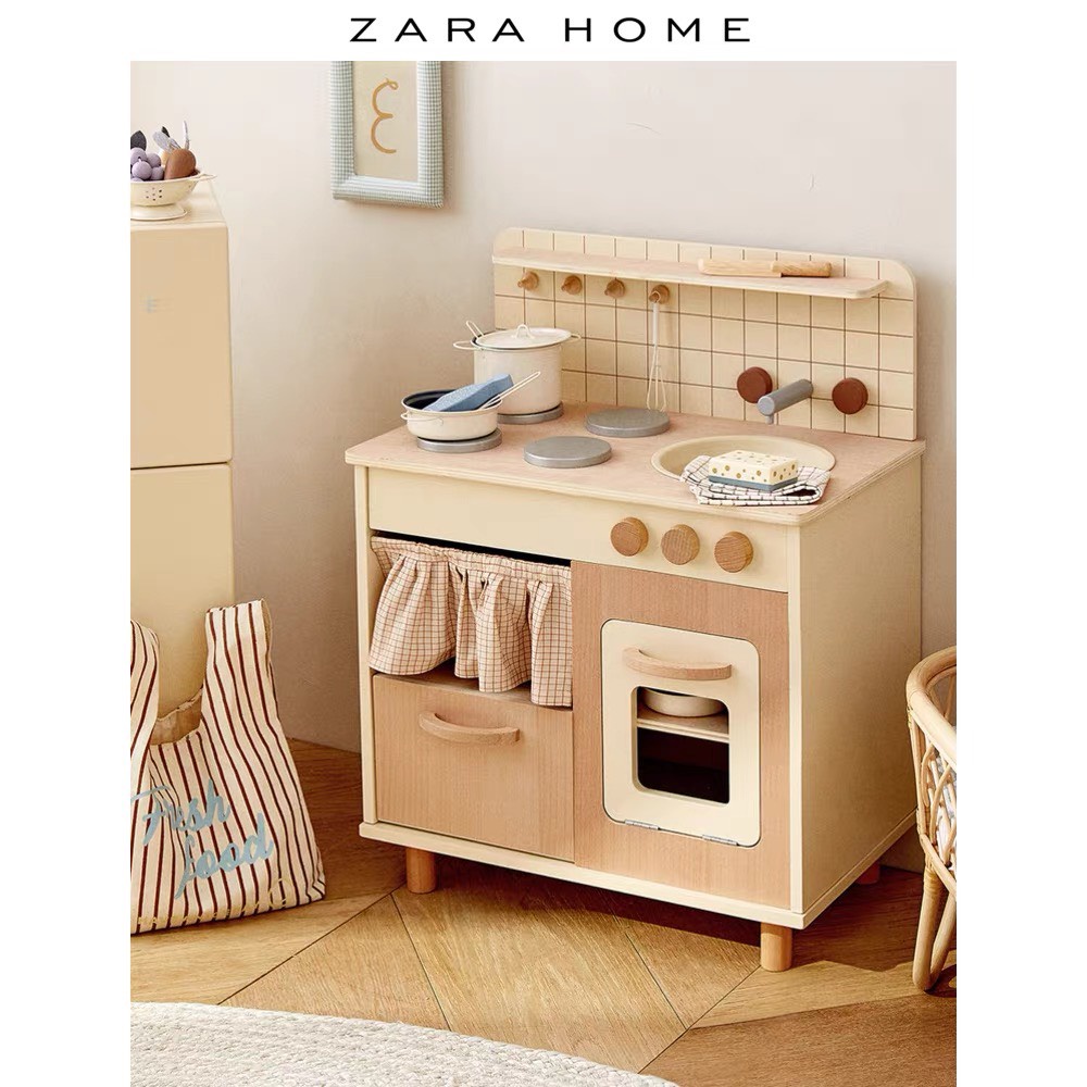 Đồ chơi nhà bếp bằng gỗ Zara Home phong cách Hàn cho bé - Biko Shop