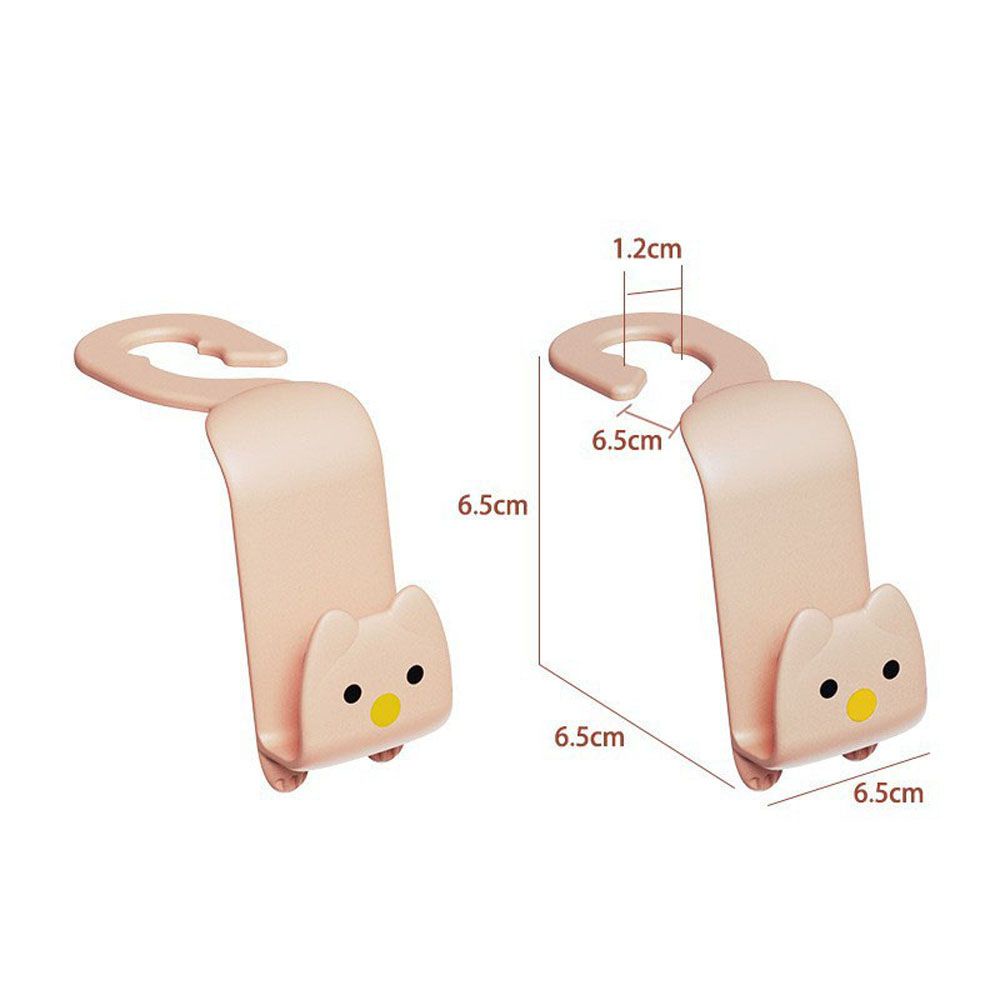 Set 2 móc treo đồ gắn ghế sau xe hơi chất lượng cao