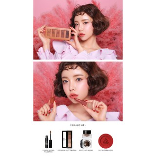 SET 5 CÂY SON MÔI 3C (NUDE/ ĐỎ)
