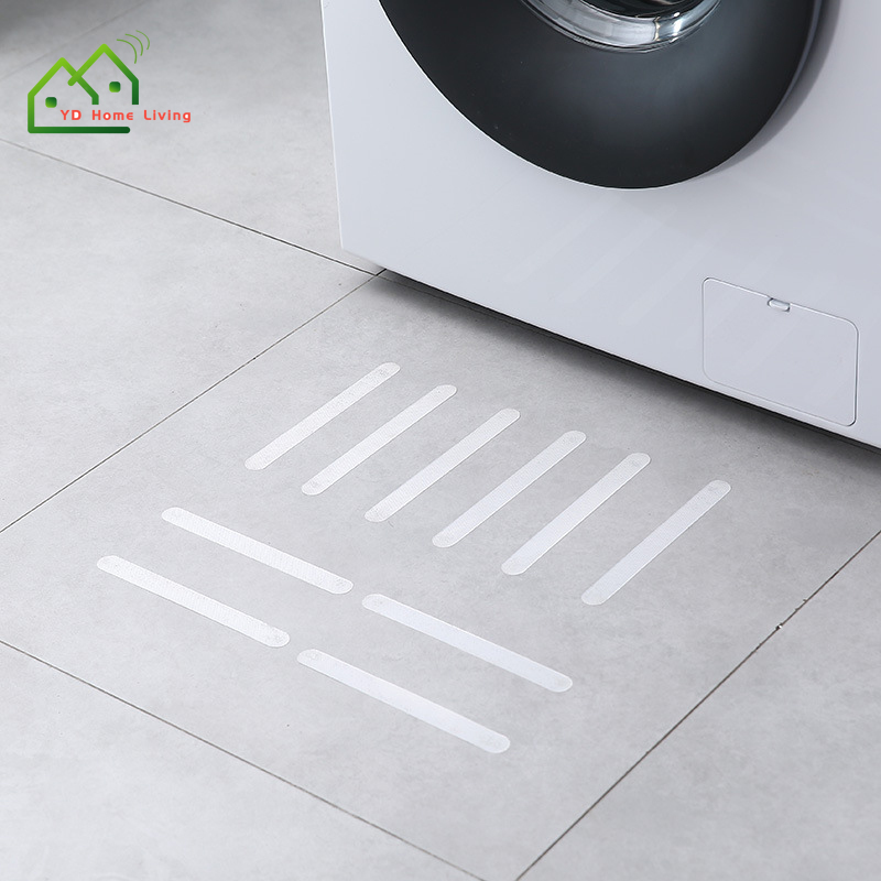 Bộ 6 miếng trong suốt chống trượt kích thước 20 x 2 cm cho nhà tắm