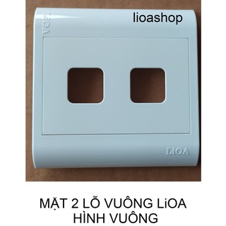 MẶT VUÔNG VỚI 2  LỖ VUÔNG  LiOA.
