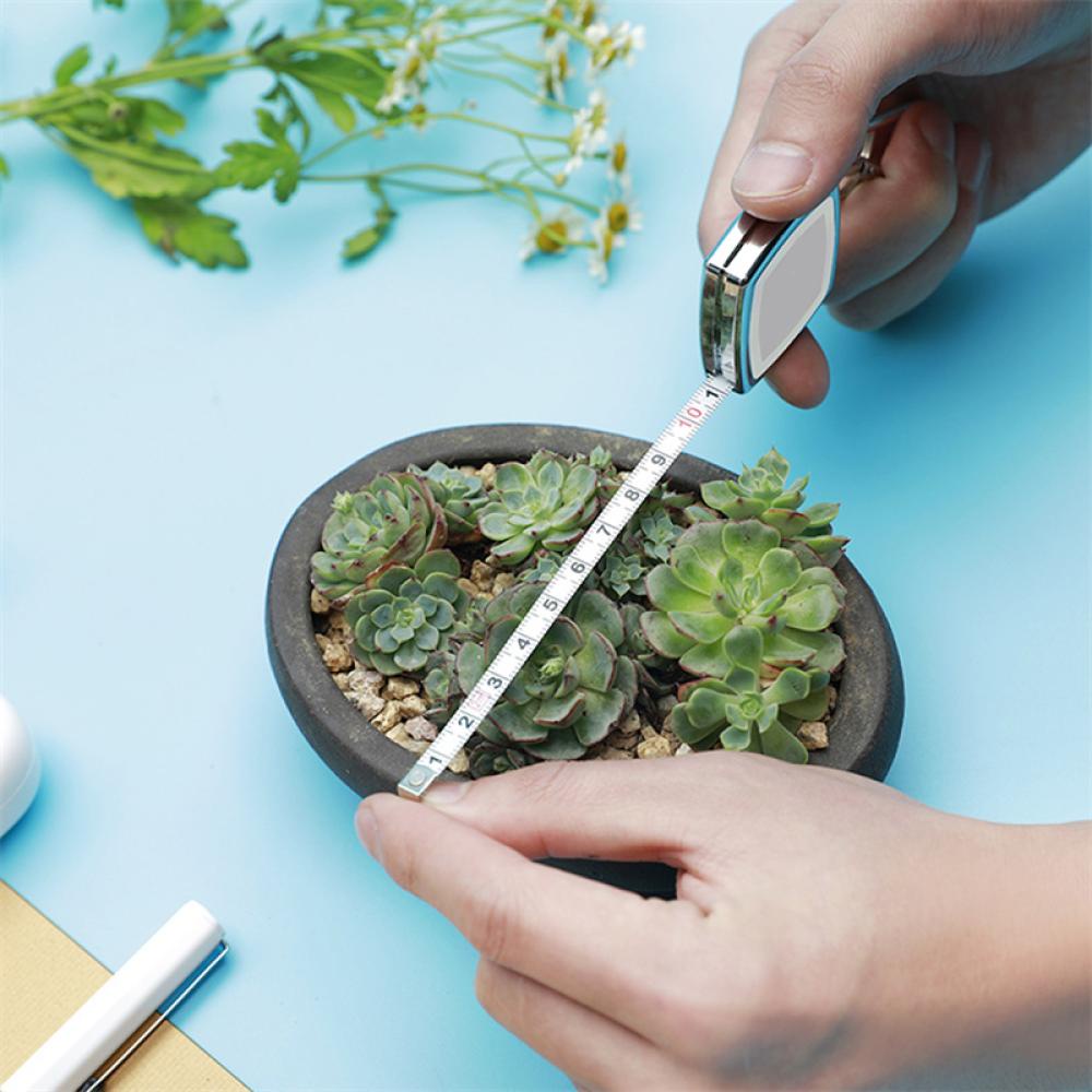 1 Thước Dây Mini Có Móc Treo Chìa Khóa V5Y5 Tiện Dụng