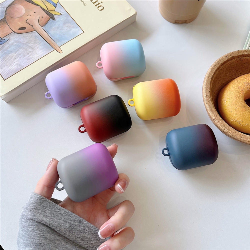 Vỏ Bảo Vệ Hộp Sạc Tai Nghe Sony LinkBuds WF-L900 Cứng Họa Tiết Trái Tim Màu Cầu Vồng Dễ Thương