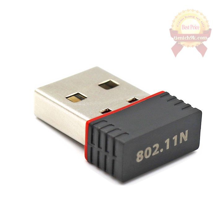 USB thu sóng wifi 802.11 NANO Không Anten cho pc laptop điện thoại tốc độ 150Mbps | BigBuy360 - bigbuy360.vn