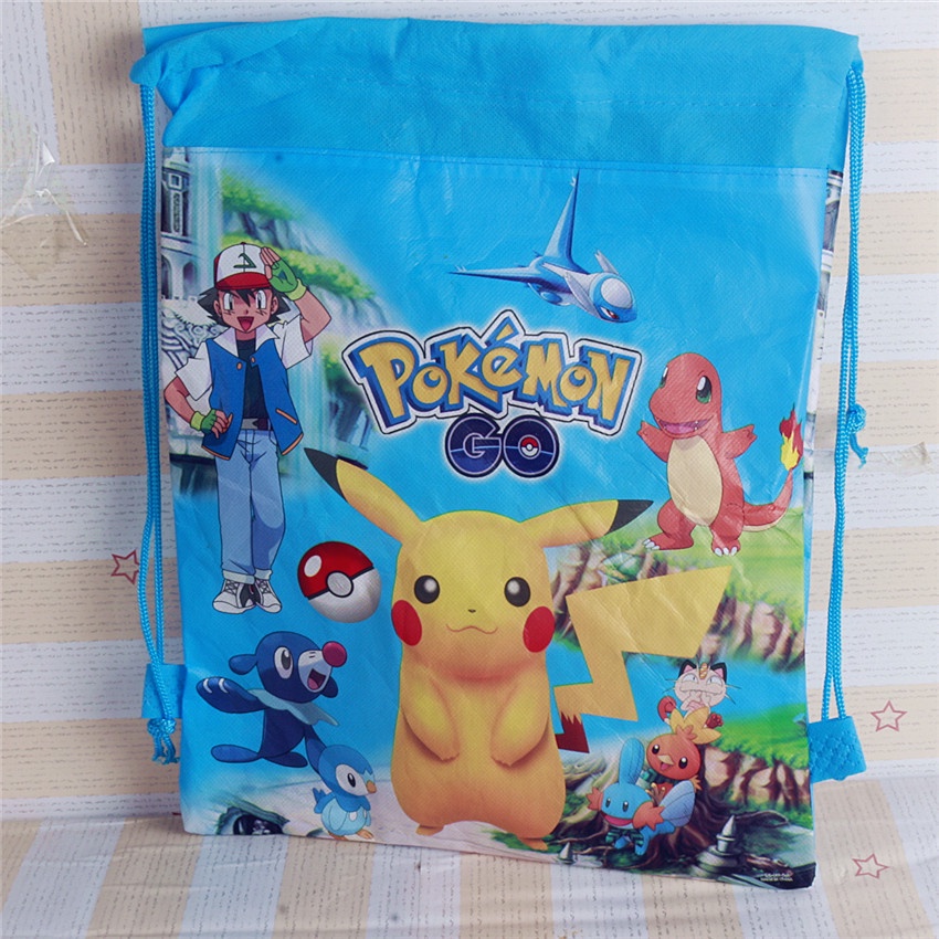 Túi Đựng Đồ Chơi Mô Hình Nhân Vật Hoạt Hình Pokemon Cho Bé