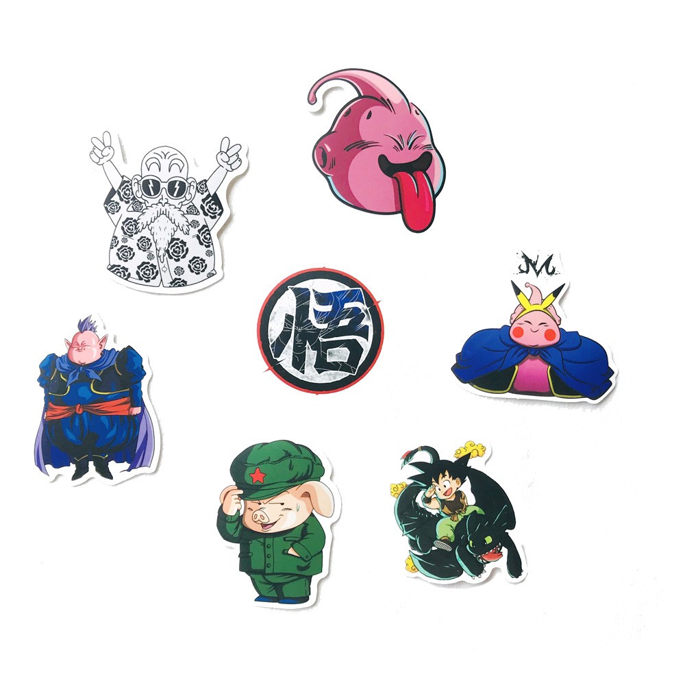 Sticker decal dán PVC cao cấp chống nước dán laptop mũ bảo hiểm điện thoại decal DRAGON BALL A29 - HAMYN