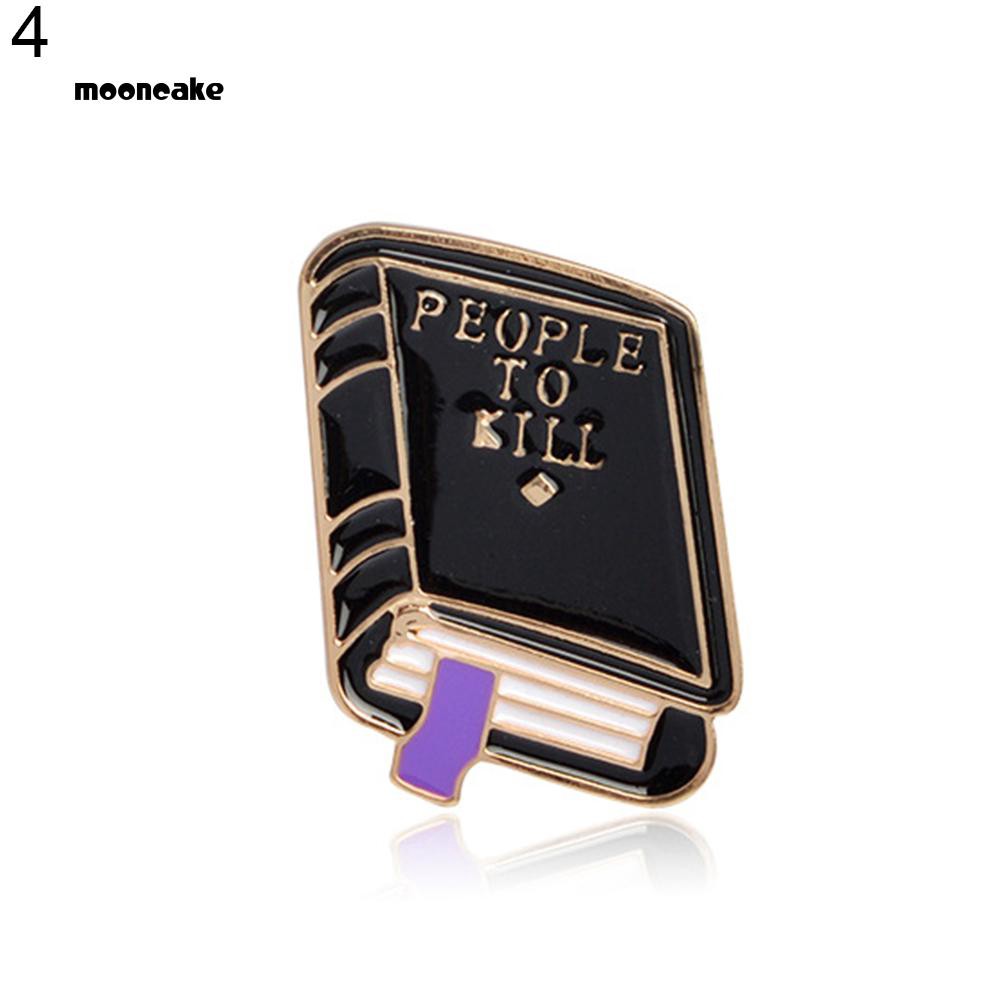 Ghim cài áo hình sách/khung đối thoại dễ thương cho nữ