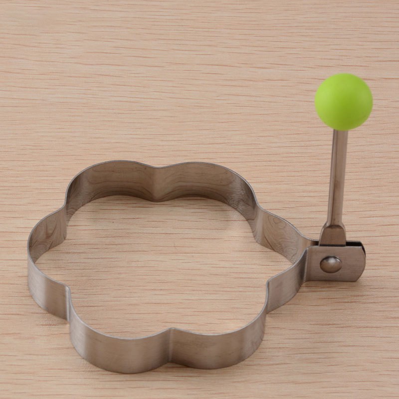 ❤️FREESHIP❤️ Khuôn chiên trứng, làm bánh inox tạo hình trái tim, ngôi sao, bông hoa, chuột mickey