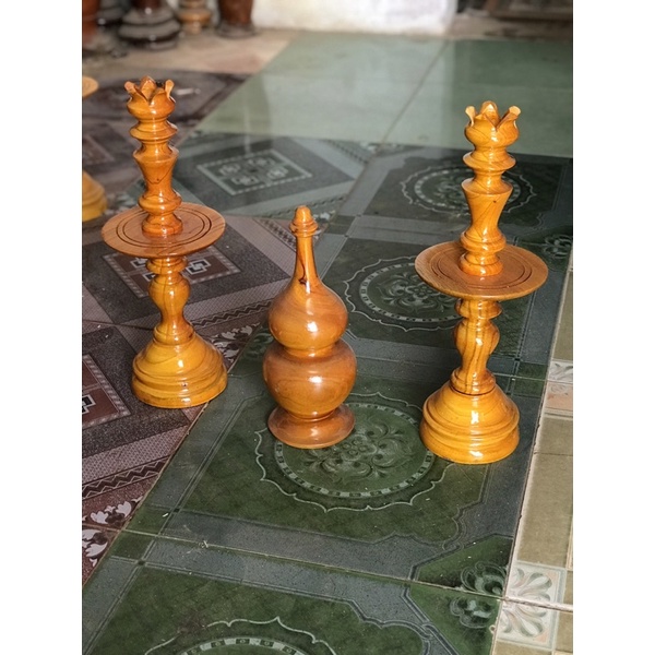 Chân nến gỗ đẹp 40cm *18