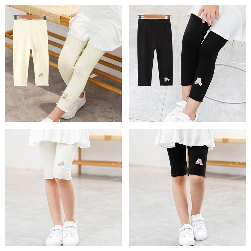 Quần Legging Cotton Thời Trang Xuân Thu 2021 Dành Cho Bé Gái