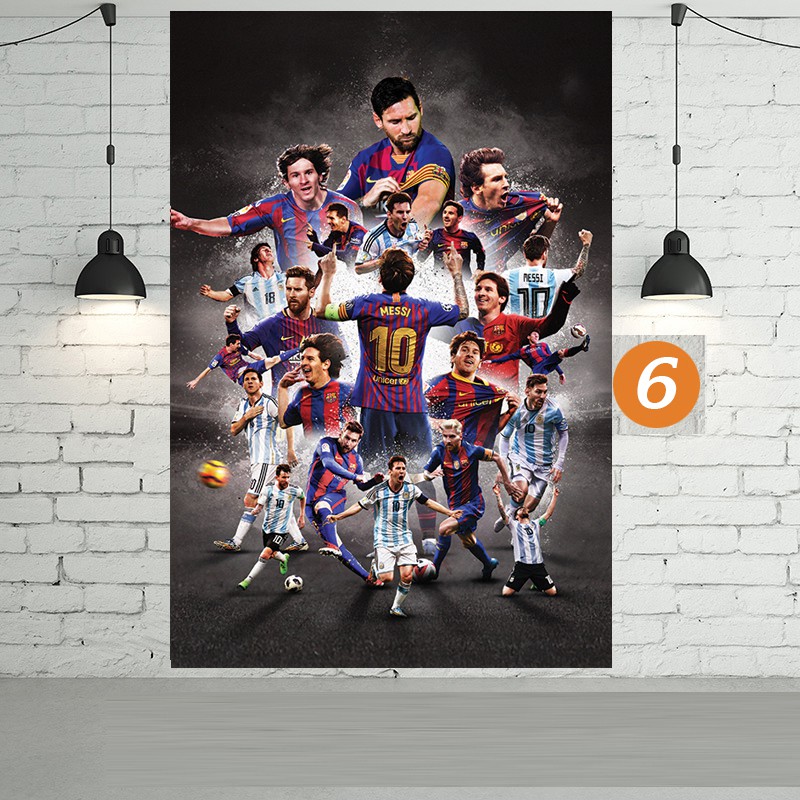 Decal dán tường Messi phiên bản mới