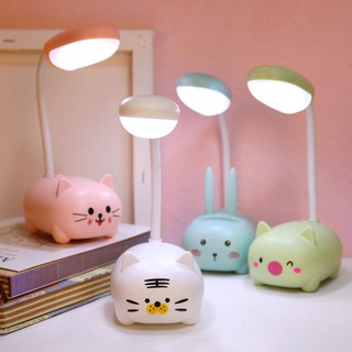 Đèn học để bàn hình mèo-đèn học mini-đèn bàn hình thú( Sẵn hàng)