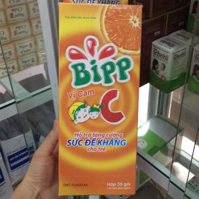 Viên ngậm BIPP C bổ sung vitamin C cho bé 1 gói.