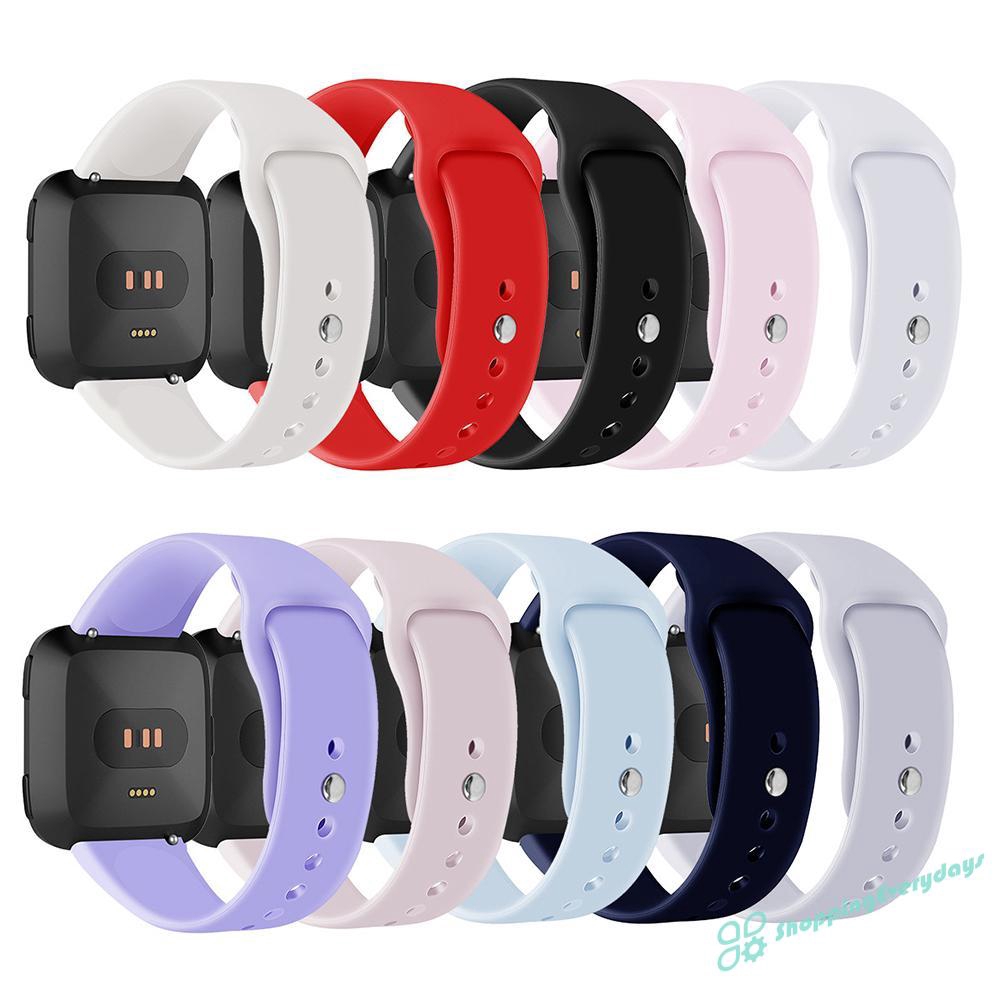 Dây Đeo Thay Thế Chất Liệu Tpu Thiết Kế Sọc Gân Nổi Cho Fitbit Versa